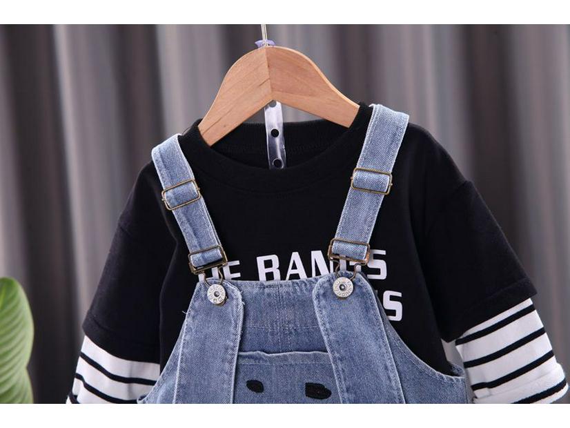 Módní kojenecká kombinéza 2dílný outfit pro roční chlapce, ideální na podzim a jaro