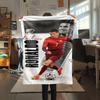 1PC Cristiano Ronaldo Patterned Flannel Blanket Suitable For All Seasons for Home Decor Warmth and Comfort Gifts Holiday Present