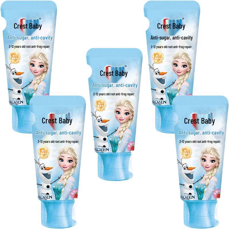 

Crest Kids Frozen Anti-Cavity Toothpaste 5-Pack with Bonus Tissues