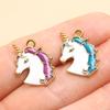 18K Gold Plated Animal Pendants: Giraffe, Duck, Elephant Jewelry for DIY Bracelets & Necklaces