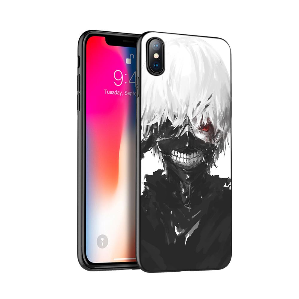 

Черный чехол из ТПУ для iPhone 5 5S SE 2020 6 6s 7 8 plus x 10, силиконовый чехол для iPhone XR XS 11 pro MAX, чехол Tokyo Ghouls iphone 5 5S SE