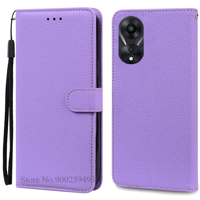 For OPPO A78 5G Case Soft Silicone Leather Wallet Case For OPPO A58 5G A 78 Phone Case For OPPO A78 5G Cover Coque Fundas Etui