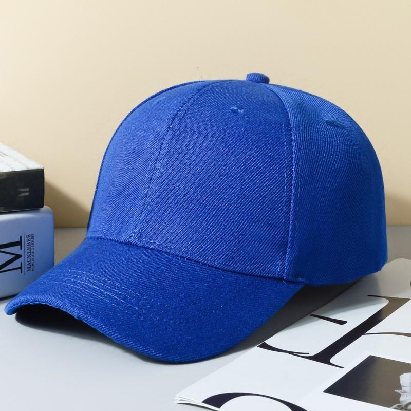 Color Baseball Solid Cap Breathable Headwear Peaked Caps Sunscreen Hat Gift