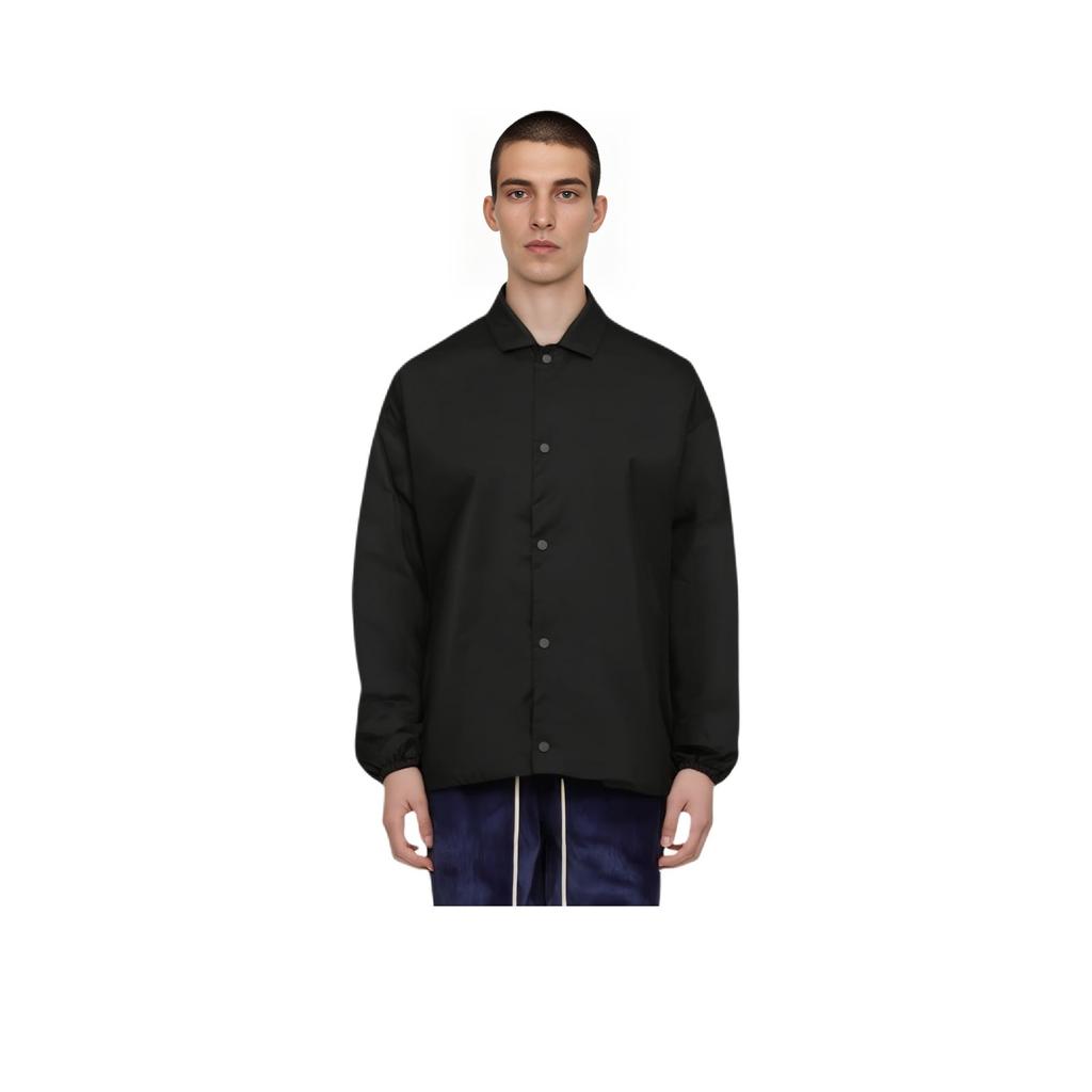 Fear of God Essentials Coaches Jacket Black Men Outerwear 202SP232010F