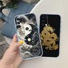 QE7 Chinesischer Drache Transparente Handyhülle für Samsung Galaxy A04 A04S A14 A23 A34 A54 M23 M33 M52 M53