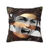 By Caravaggio And Vivien Leigh In The Movie Psycho Throw Cushion Pillow Cover Pillowcase Psycho Hitchcock Horror Movie Black