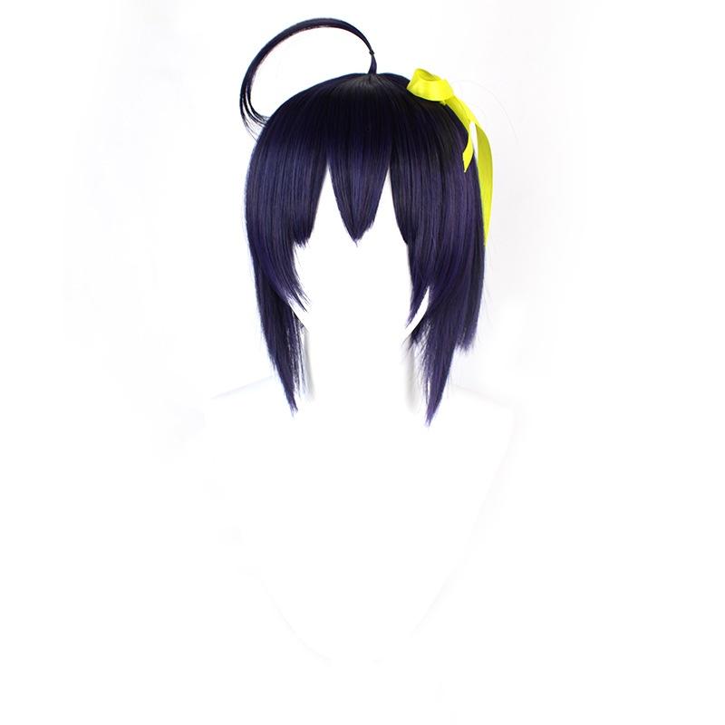 Love Chunibyo Other Delusions Takanashi Rikka 30cm Purple Cosplay Wig