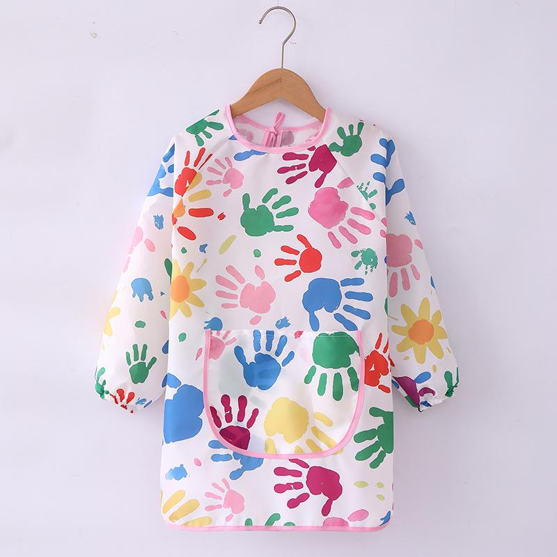 Kids' Waterproof Long-Sleeve Art Smock with Custom Logo