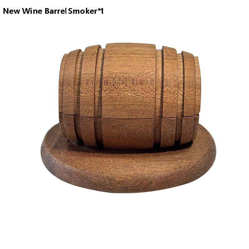 Cocktail Smoker Kit with Apple Cherry Oak Pecan Wood Chips Whiskey Wooden Smoked Wood Hood Smoker for Bar Drinks Kitchen Tools