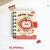 Cute Cartoon Notebook Apple Fruit Coil Notebook Kawaii Cartoon Study Notepad Portable Pocket Vocabulary Mistake Correction Journal for Student
