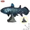 Oenux Sea Life Animals Model Action Figures Ocean Fish Sailfish Bass Grouper Salmon Aquarium Figurines PVC Educational Kids Toy