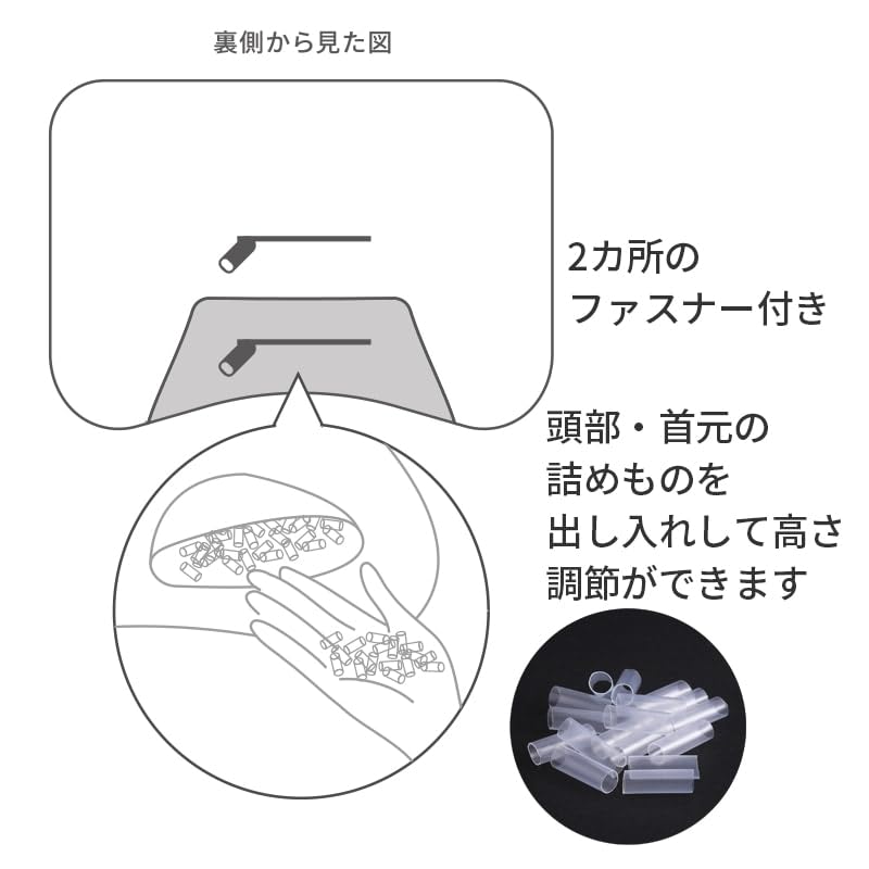 Nishikawa Doctor Sleep Recommended by Orthopedic Height Washable EH94009000 Pillow, Surgeons, Adjustable, (Light Model)