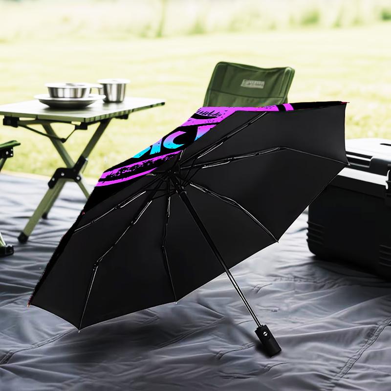 Jurassic Dinosaurs Adventure Umbrella Folding umbrella, automatic umbrella 8-Frame for Travel, camping Use Gift for Halloween Christmas