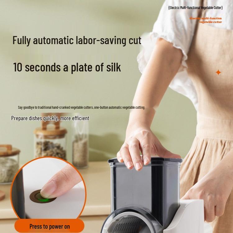 Electric Kitchen Veggie Cutter & Slicer: Multifunctional, Labor-saving Chopper for Carrots & Potatoes