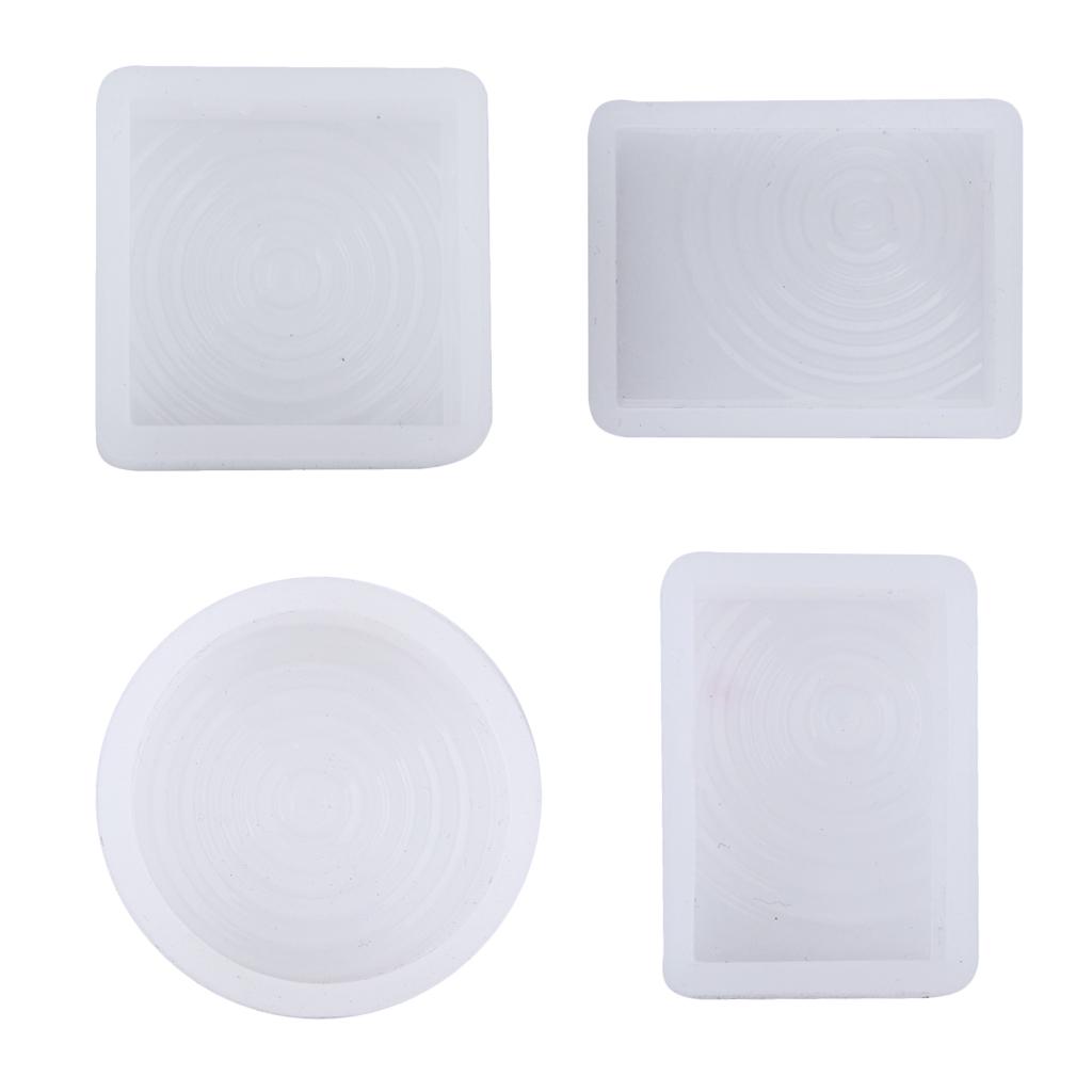Water Silicone Pendant Mold DIY Resin Jewelry Making Mould 39x30x13mm