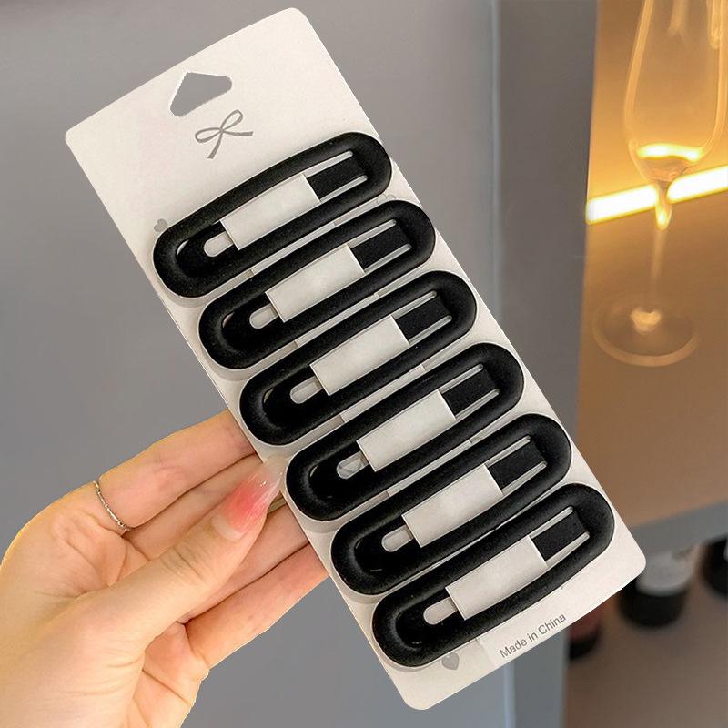 Morandi Series Heart Bang Clips - Versatile Hair Accessories for Women