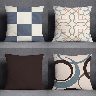 45x45cm Nordic einfache floral geometrische muster dekoration Kissenbezug wohnzimmer Sofa Stuhl Auto Bett kissenbezug wohnkultur