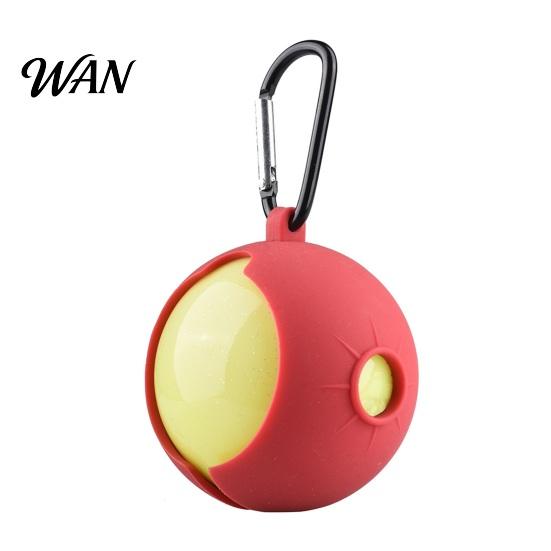 Lightweight Golf Ball Holder Silicone Cover with Carabiner, Portable Standard Holder, Case Carrier Protective Sleeve, Accessories, Gift for