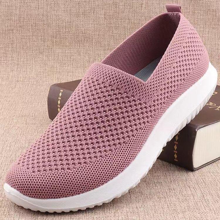 

Весенне-осенняя дышащая обувь для пожилых женщин - Кроссовки с мягкой подошвой и нескользящей подошвой для мам и бабушек 37