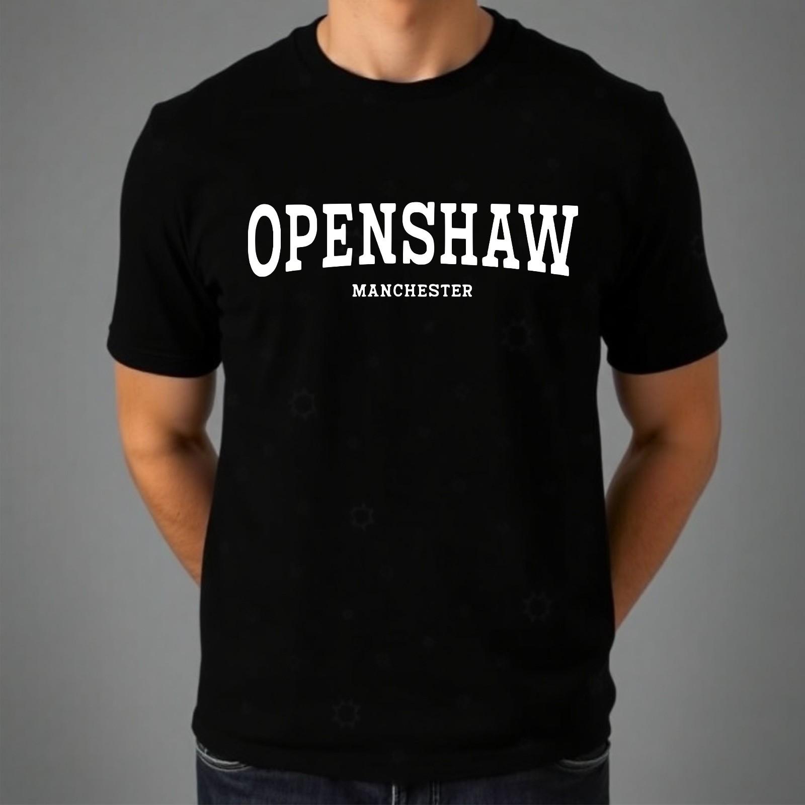 Manchester T-shirt Openshaw Football Lovers Casual Club Top Gift Unisex Tee M