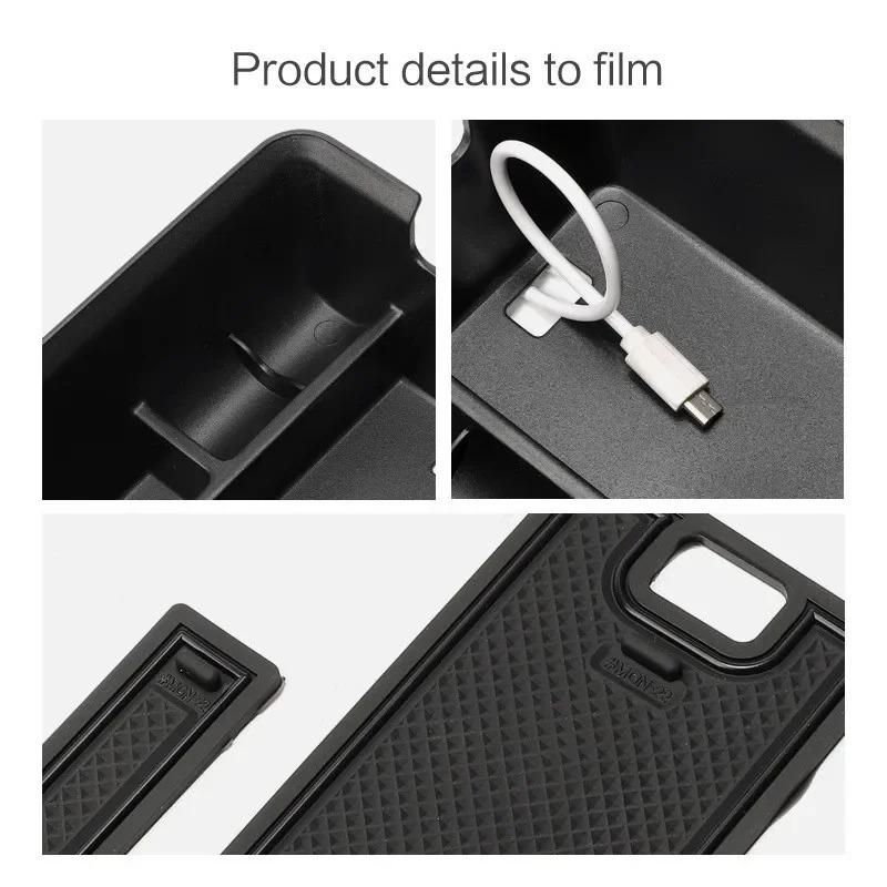 Car Armrest Storage Box Center Console Organize Tray Central Tidying Interior Accessories for Renault Megane E-Tech 2025 2025