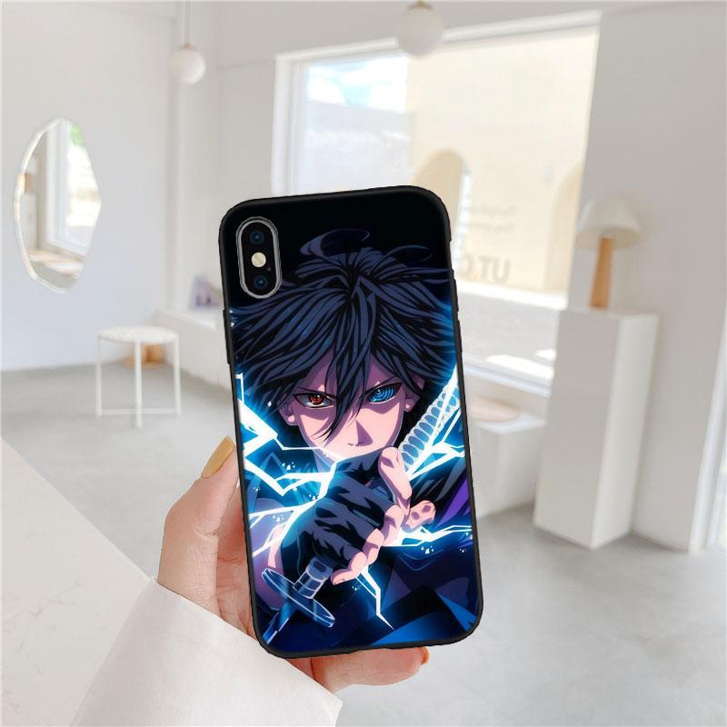 LO76 Naruto Uchiha Sasuke Soft Shell Phone Case for iPhone SE X XS XR 11 16E 17 Pro Max Air 8 7 6 6s Plus