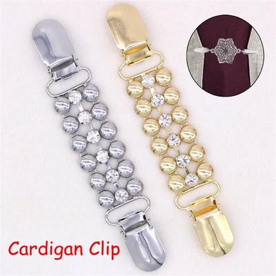 Trendy Winter New Shirt Collar Cardigan Clip Duck Clip Clasps Shawl Brooch Sweater Blouse Pin
