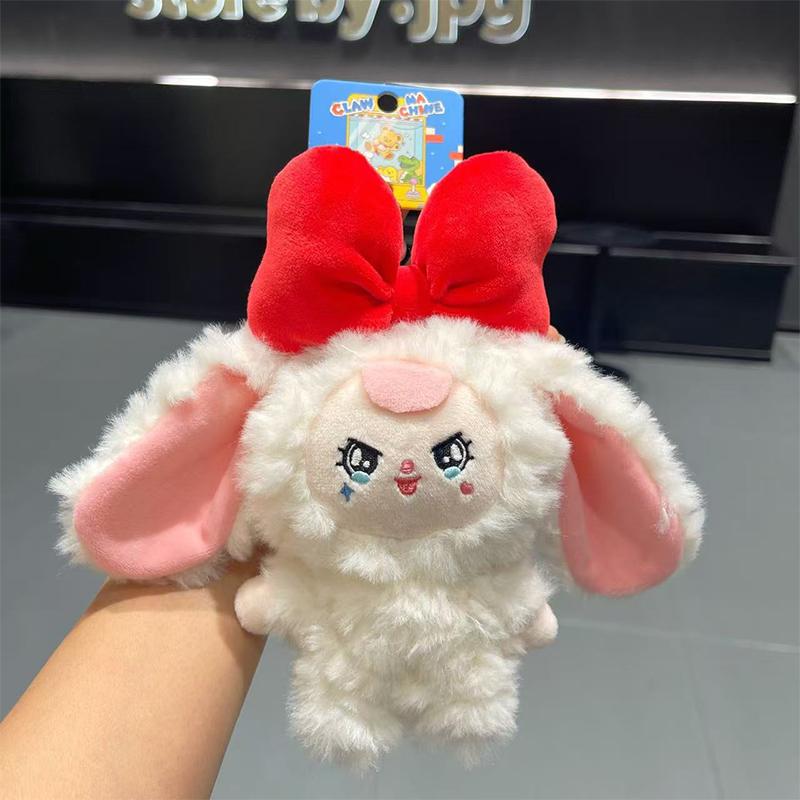 Cartoon Bunny Dress Up Doll Keychain Creative Cute Dolls Keychain Pendant Children Collection Toys Schoolbag Decoration Gifts