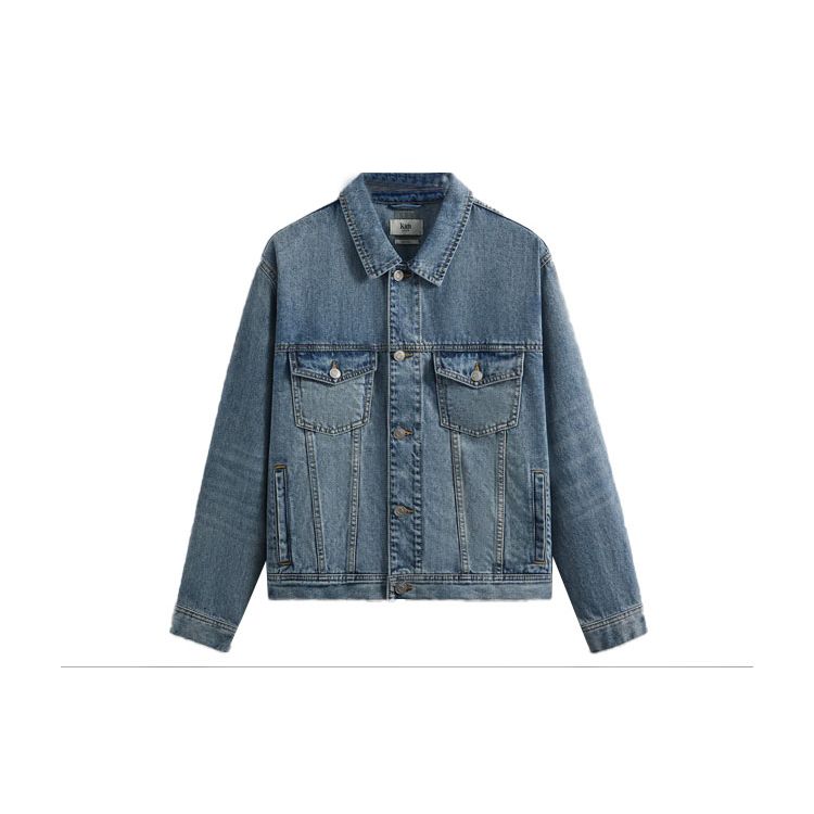 

Kith Centre Denim Jacket Dark Indigo Men Outerwear Blue KHM010269-416 XL