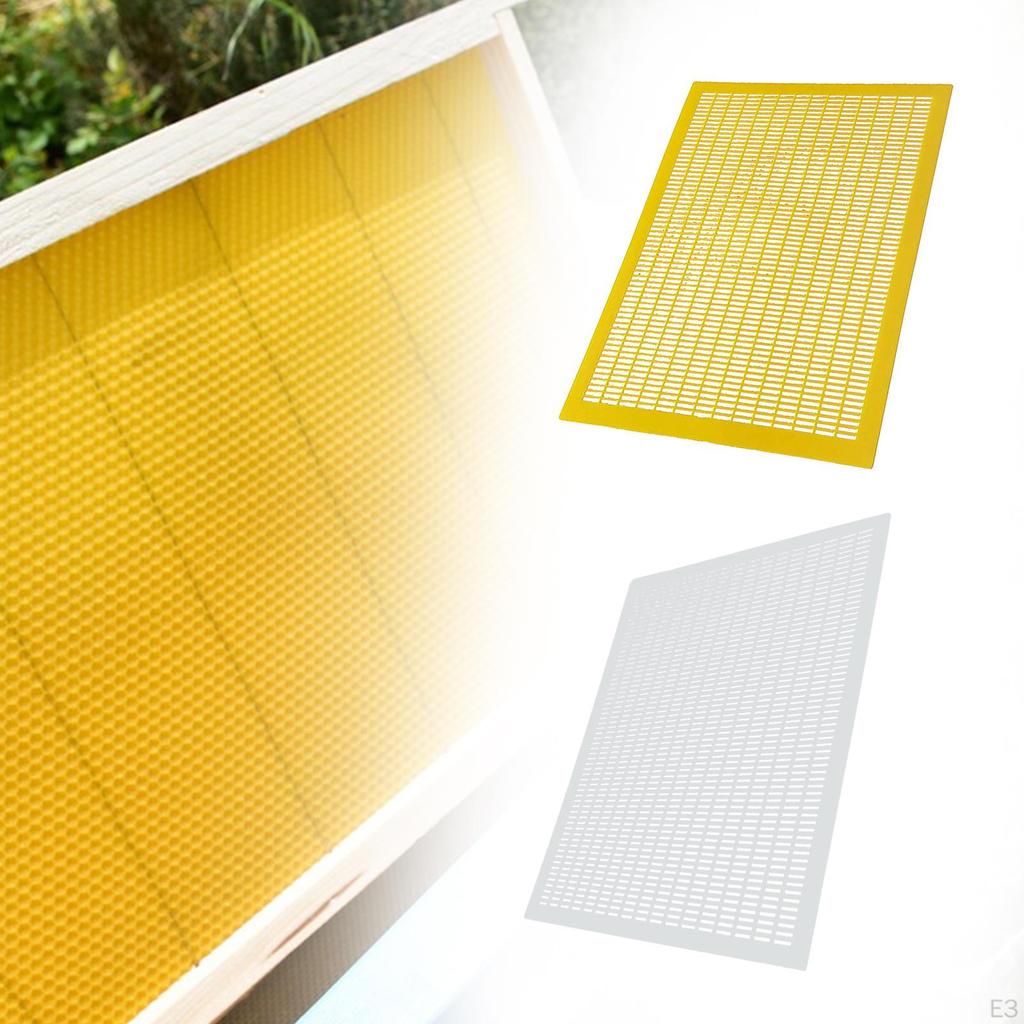 2 Pieces Bee Protection Plate, PP, Practical Queen Exclusion