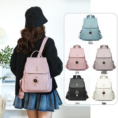 2025 Women's Casual Soft Leather Backpack - Large Capacity, Versatile Travel Bag