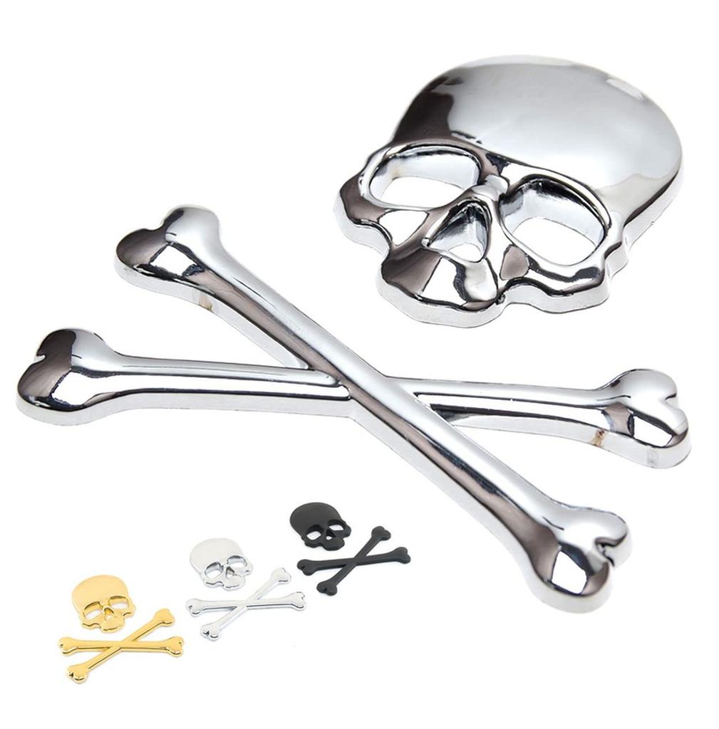 GoodsLand [3 Colors] Sticker Car Skull Stylish Decal Car Seal