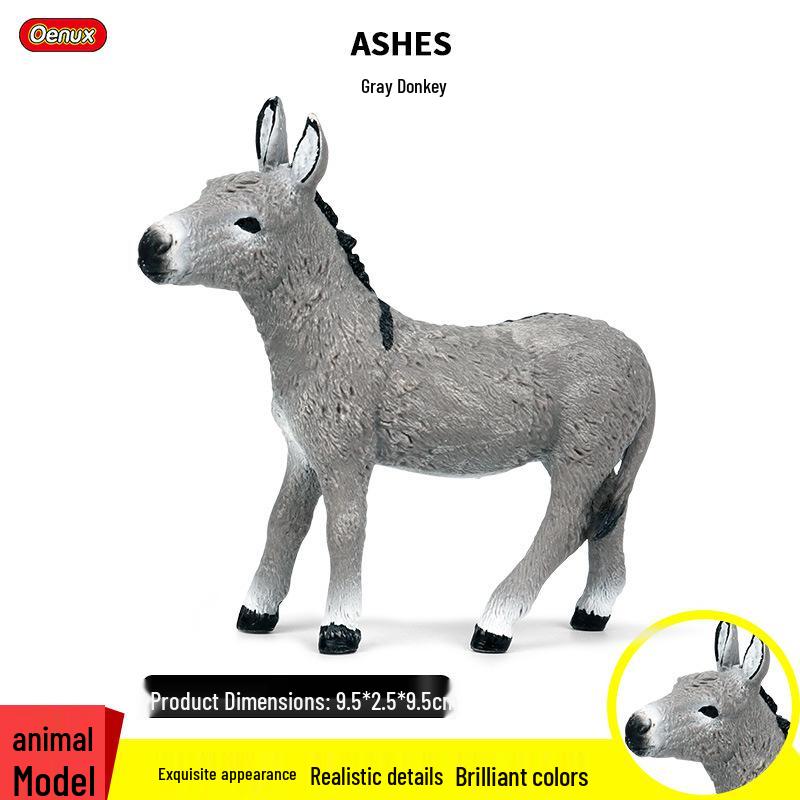 Children's Toy Donkey - Animal World Farm Simulation Model
