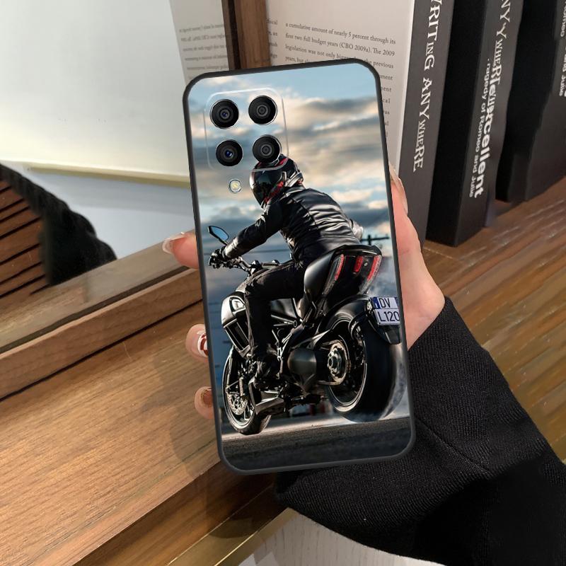Motorcycle Man Case For Samsung Galaxy M32 M52 M12 M22 M13 M23 M33 M53 M14 M34 M54 M31 M51 M20 M31s M30s