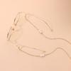 Europe, America, Fashion Hot-selling Pearl Chain Glasses Chain, Simple Temperament and Popular Metal Glasses Accessories