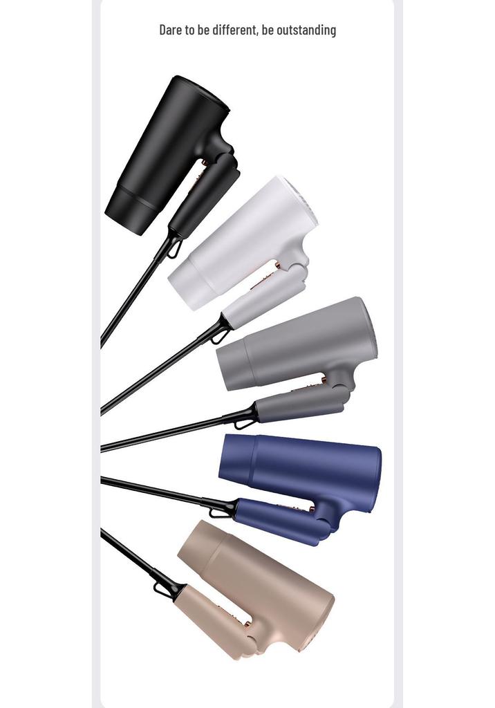 Compact Foldable Hair Dryer 110V for Home, Hotel, Dormitory, and Student Use