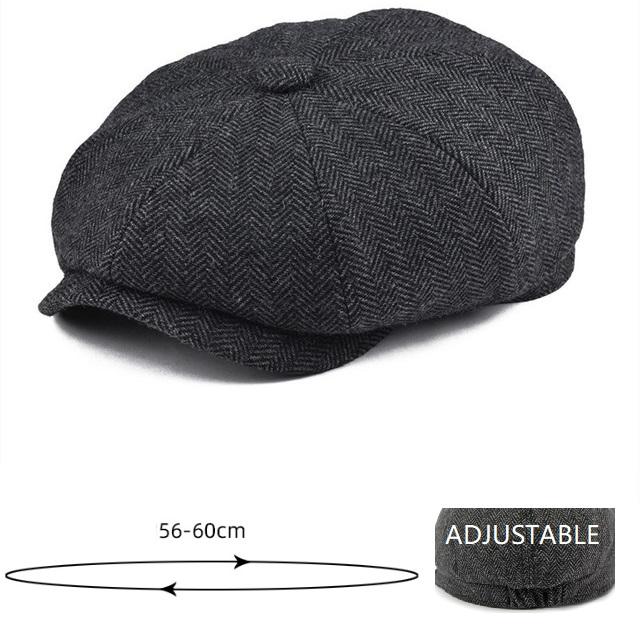Big Head Plus Size Men s Newsboy Flat Cap 100% Cotton Gatsby Ivy Golf Cabbie Hat Oversize L 58CM-60CM