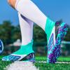 Brand Fashion Pink Men's Football Sneakers Unisex Artificial Turf Soccer Boots Men Breathable Futsal Training Shoes Big Size 46