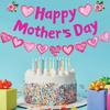 Surprise Mother's Day Hanging Paper Cards Romantic DIY Paper Pull Flags  Festival