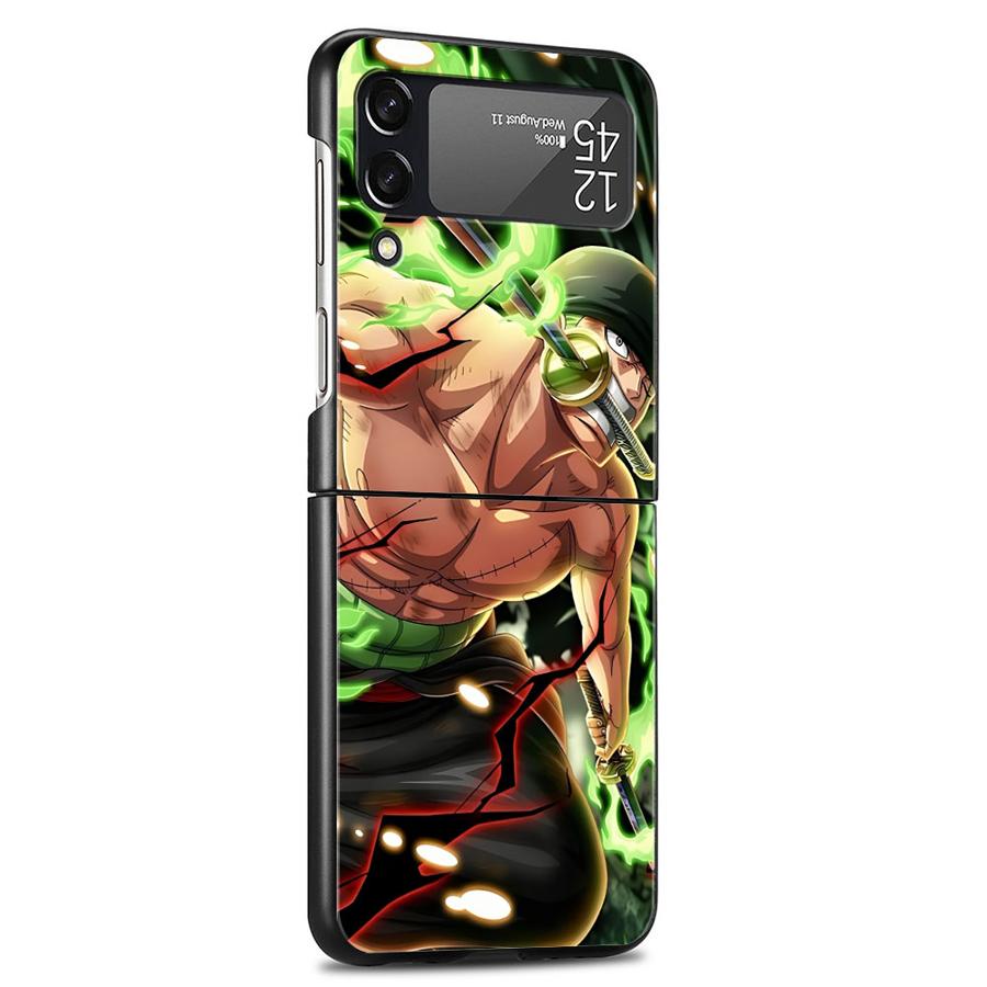 

Back Phone Cover Funda Case for Samsung Galaxy Flip4 Flip7 FE Flip3 Flip5 Z Flip 7 6 5 4 3 Flip6 One Piece Zoro Galaxy Z Flip4