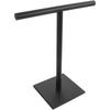 Stainless Steel Hand Towel Holder Stand Vertical T-Shaped Stable Base Bathroom Kitchen Countertop Towel Rack Organizer