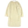 unused URBAN RESEARCH Long sleeve fake Fur coat F white Women Used
