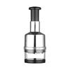 German 304 Stainless Steel Garlic Press & Paste Chopper - Compact Kitchen Tool