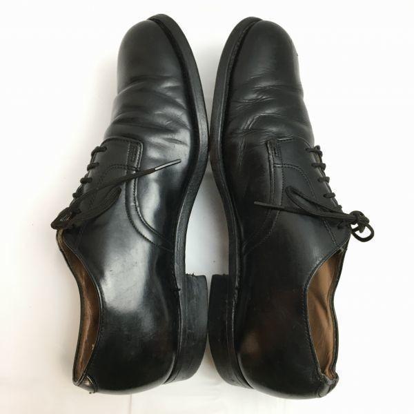 1961 SPORTWELT SHOE CO. U.S. NAVY Service Shoes Size 7R (25.0cm) Black 6-Eyelet Vintage 60s(USED)