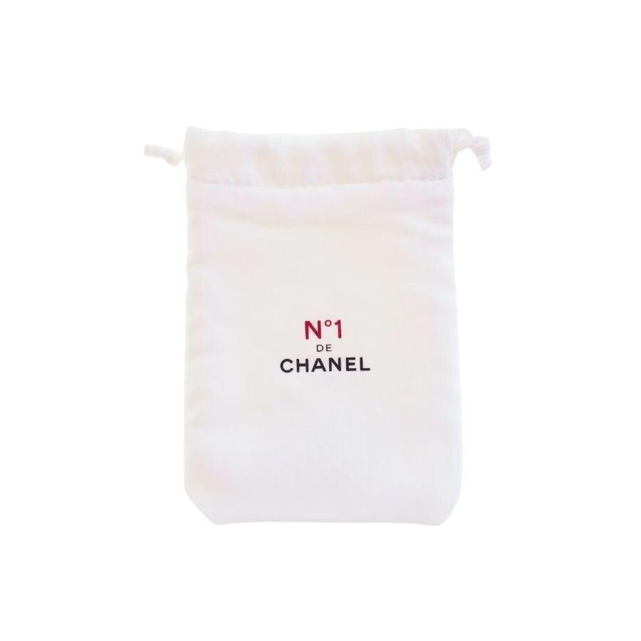 Used Numro En De CHANEL Novelty Drawstring Pouch Red Camellia N1 DE CHANEL BEAUTE [New]