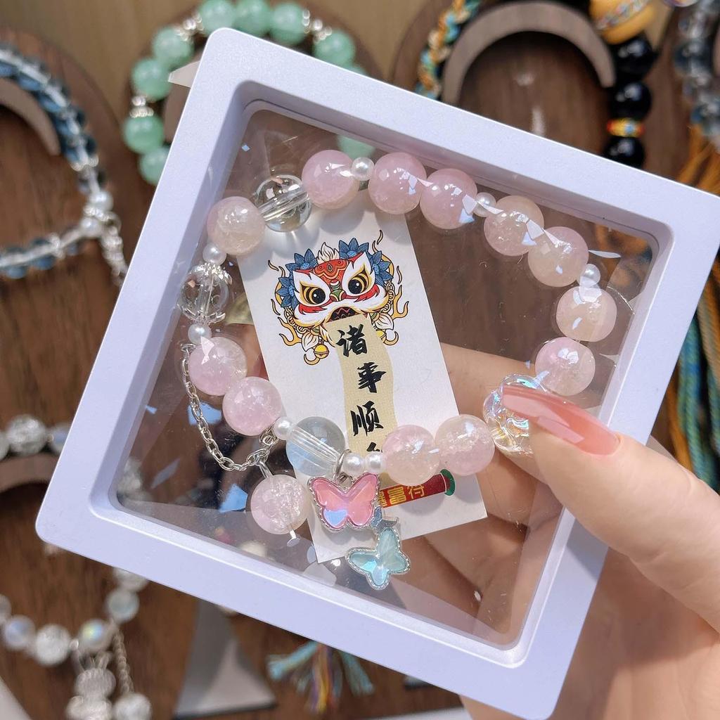 Colorful Imitation Crystal Beaded Bracelet for Women - Best Friend Birthday Gift and Cultural Creative Ornament