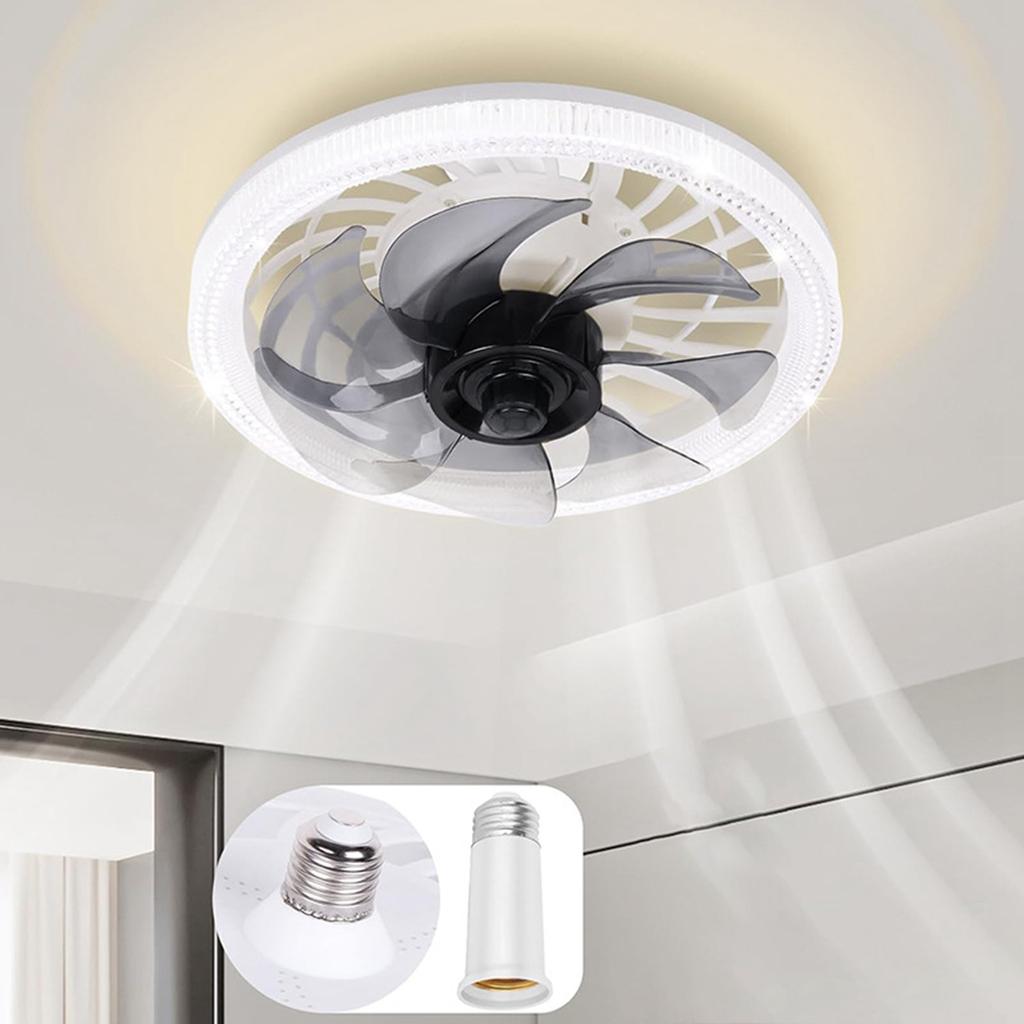 12palcový stropní ventilátor s dálkovým světlem 4 nastavitelné rychlosti větru Tichý ventilátor 3 nastavitelná lampa pro kancelářskou domácí jídelnu