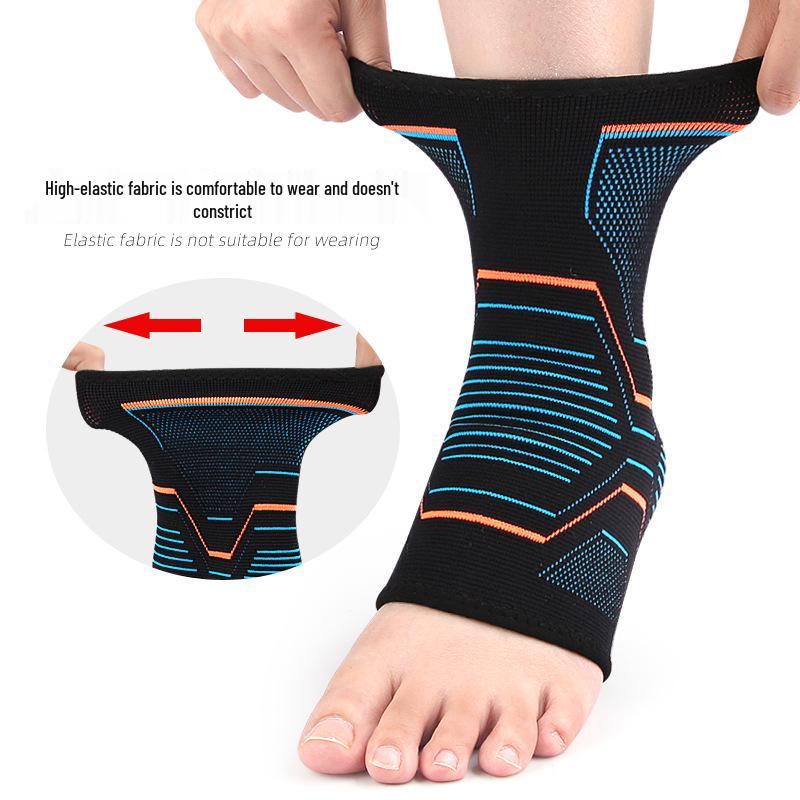 Pressurized Elastic Ankle Brace for Hiking and Sports - Shock Absorption & Pressure Relief Support