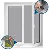 Window mosquito net with innovative magnetic fix Can be cut to fit up to 150x130 cm, no drilling or screws needed  16 magnetic clips