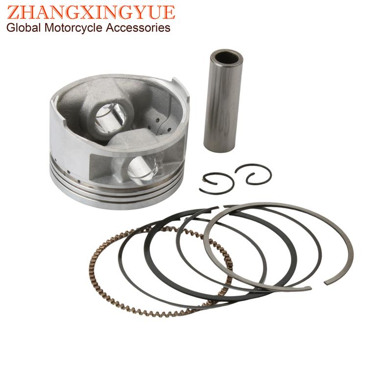 52.4mm 57.4mm 58.5mm 61mm 63mm Piston Kit For Kymco Agility DJ S Heroism Like Movie XL People S Super 8 125cc KUDU 4T